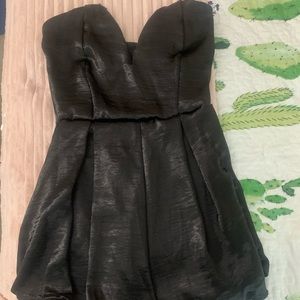 Fashion Nova Sadie Satin Romper